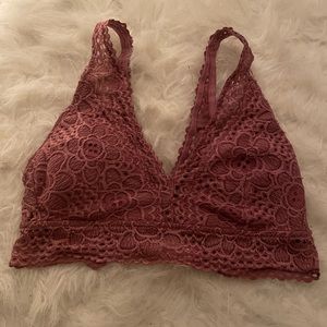 pink bralette